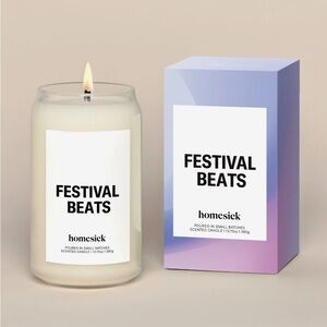 Homesick Festival Beats Candle – Limited Edition – New in Box